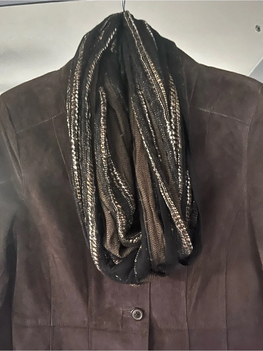 Sonoma Genuine Suede Button-Front Jacket